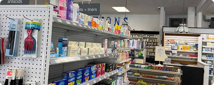 Balbonis Drug Store Interior